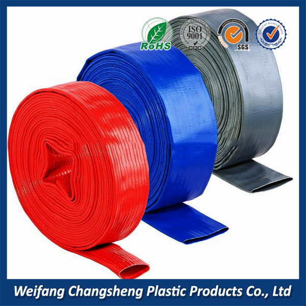 pvc lay flat conveying hose for farm use